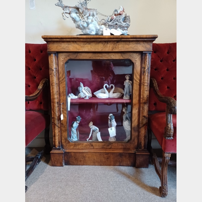 Victorian Glass Fronted Cabinet