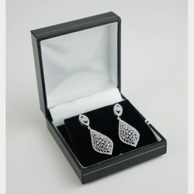 Diamante Drop Earrings