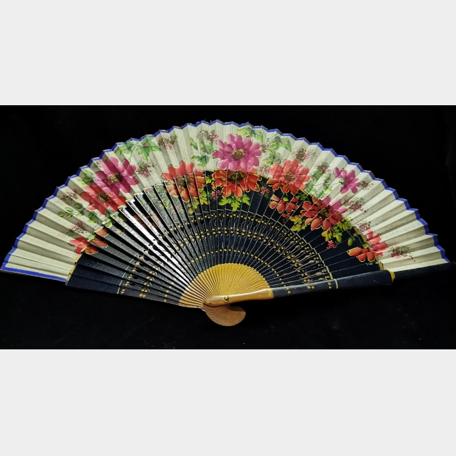 1950s Spanish Painted Fan