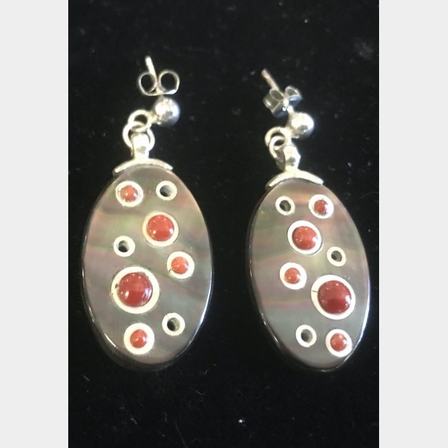 Coral Earrings