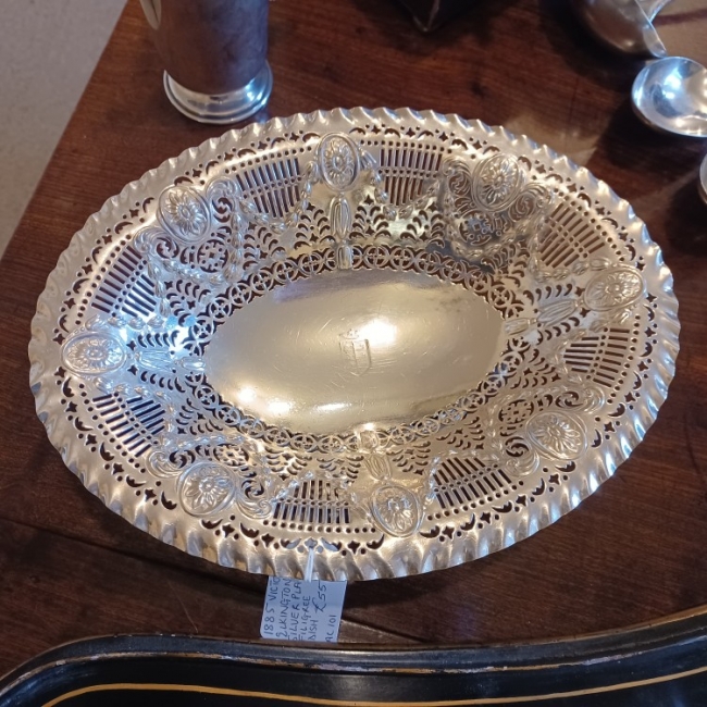 Silver Plated Dish c1885