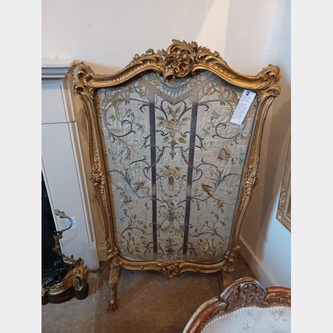 Giltwood Fire screen