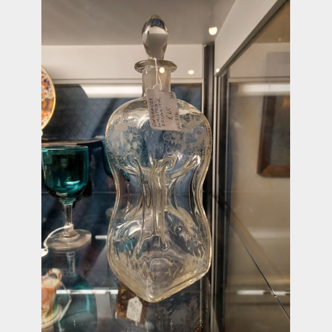 Engraved Decanter