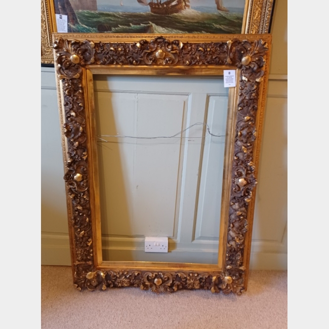 Large and Impressive Giltwood & Gesso frame