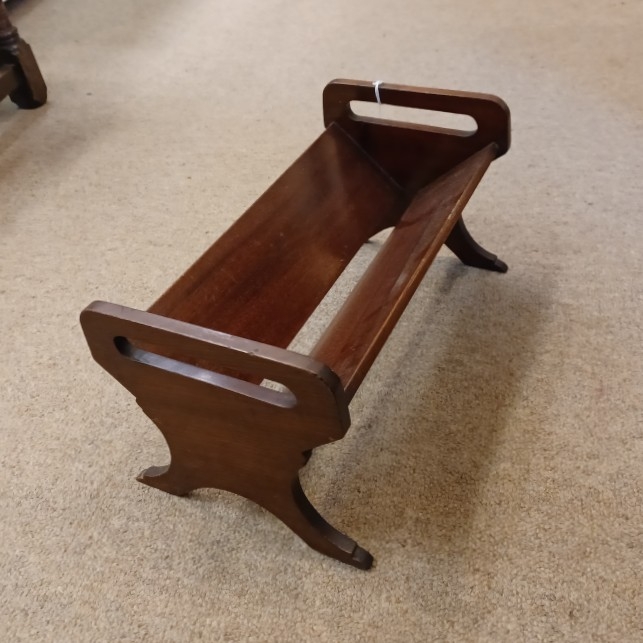 Mahogany Book Trough