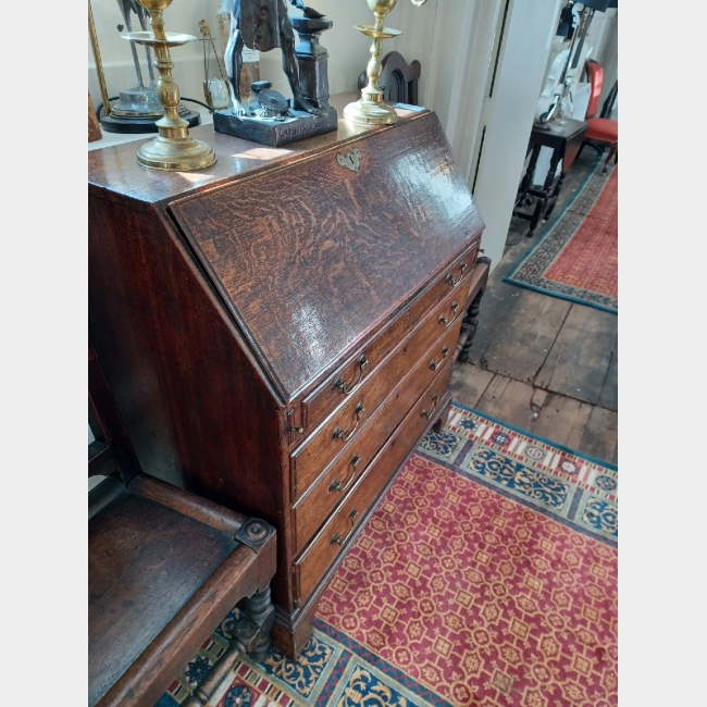 Georgian Oak Bureau