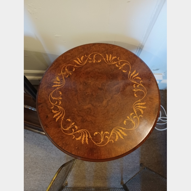 Victorian Inlaid Wine Table