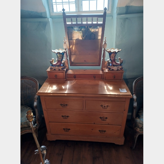 Edwardian Pine Dressing Chest