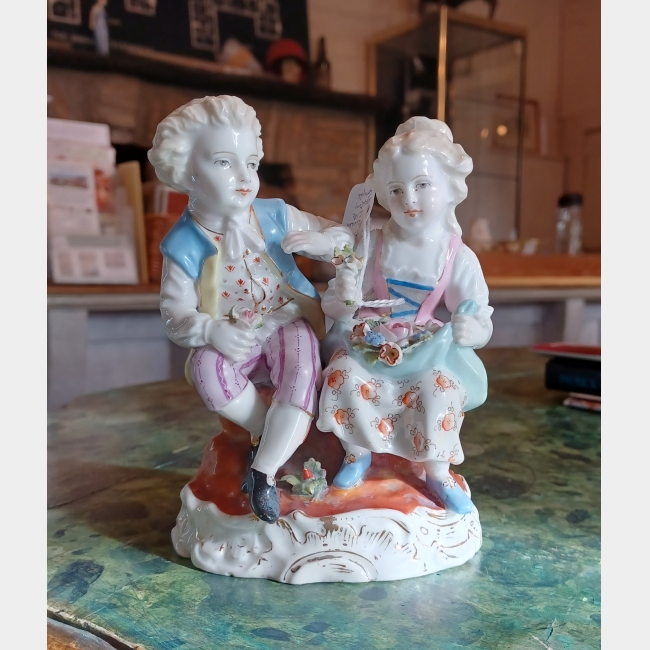 Meissen 19th Cent. Country Couple