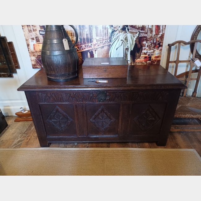 c.17th Oak Coffer / Chest