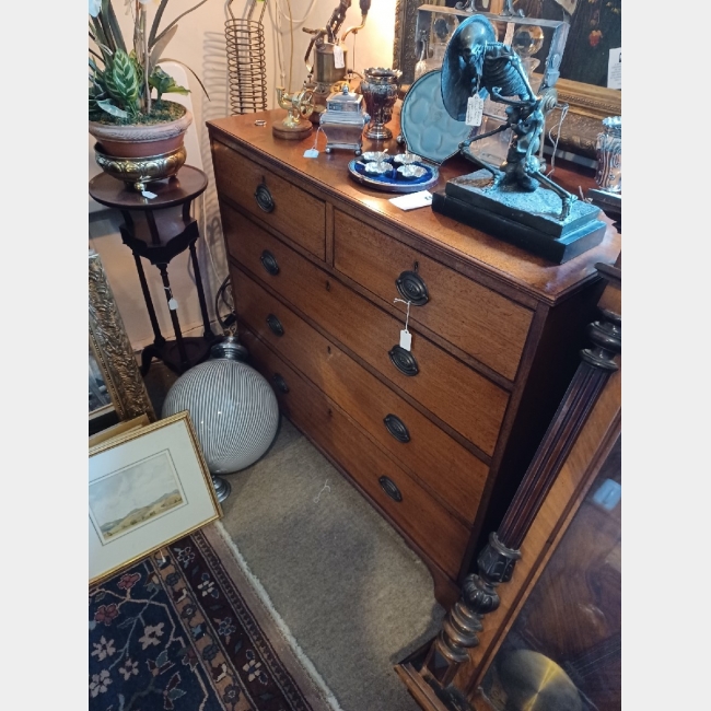 c19th Chest Of Drawers