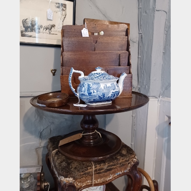 Edwardian Mahogany Lazy Susan