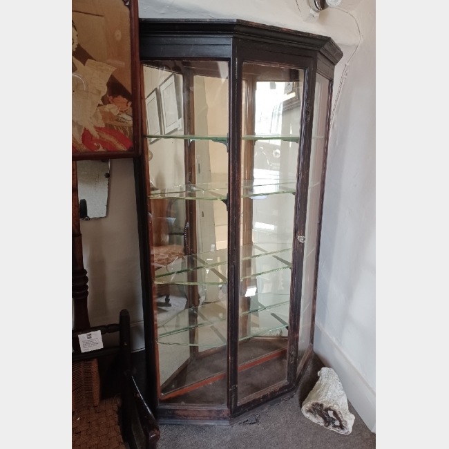 Glass fronted display cabinet