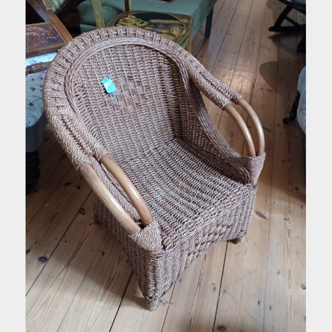 Childs Wicker Chair