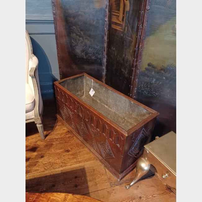 Early 19th Cent. Oak Cased Planter