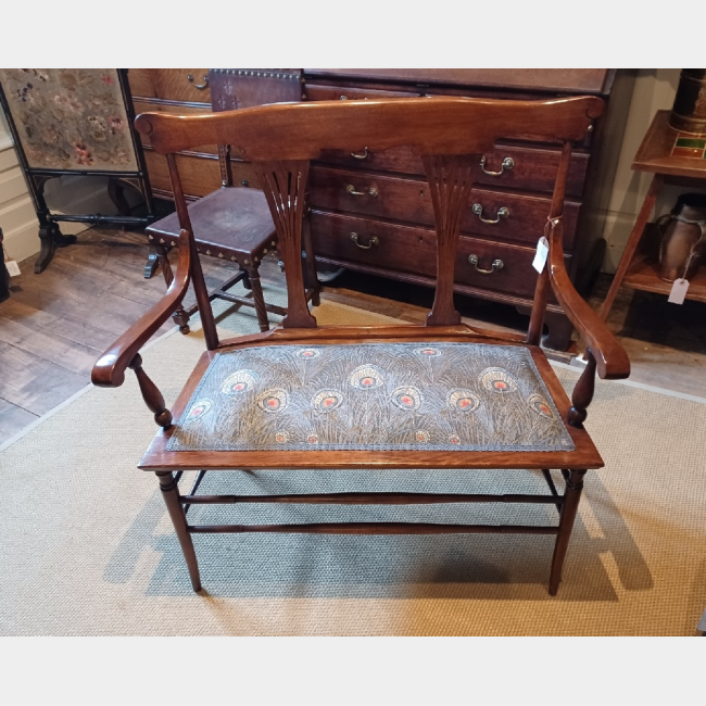 Edwardian 2 Seater Settee in Liberty Fabric