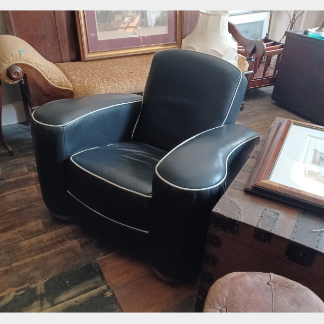 Black and Cream armchairs