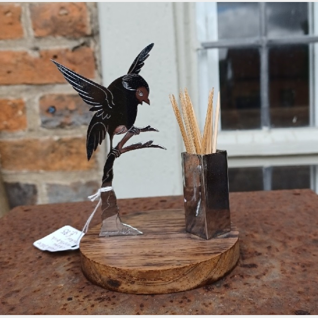 French Art Deco Toothpick Holder