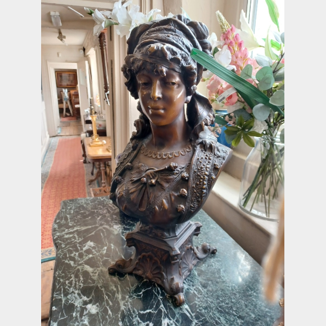 Bronze Bust of a Girl