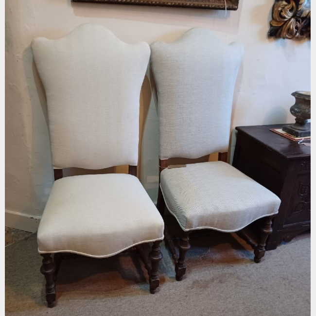 12 x Queen Anne style dining chairs
