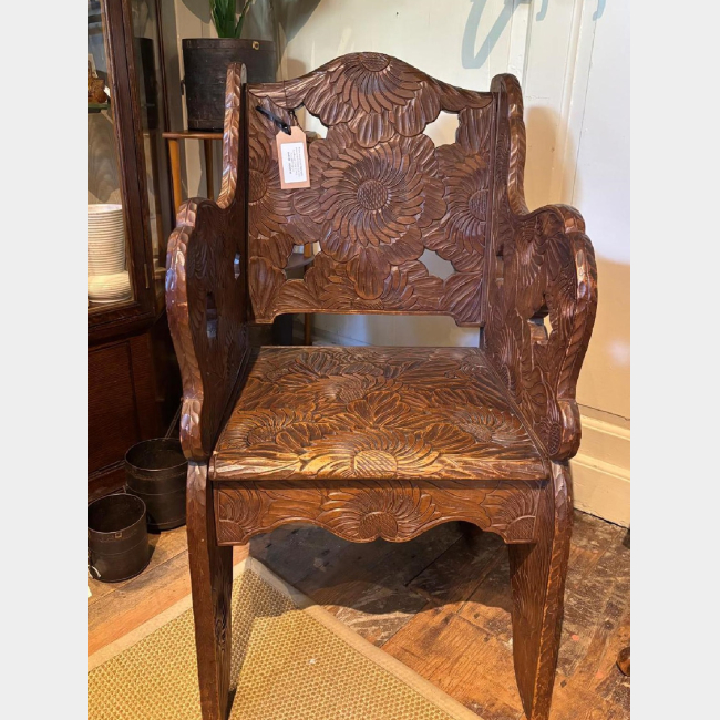 Hand Crafted Japanese Sunflower Chair
