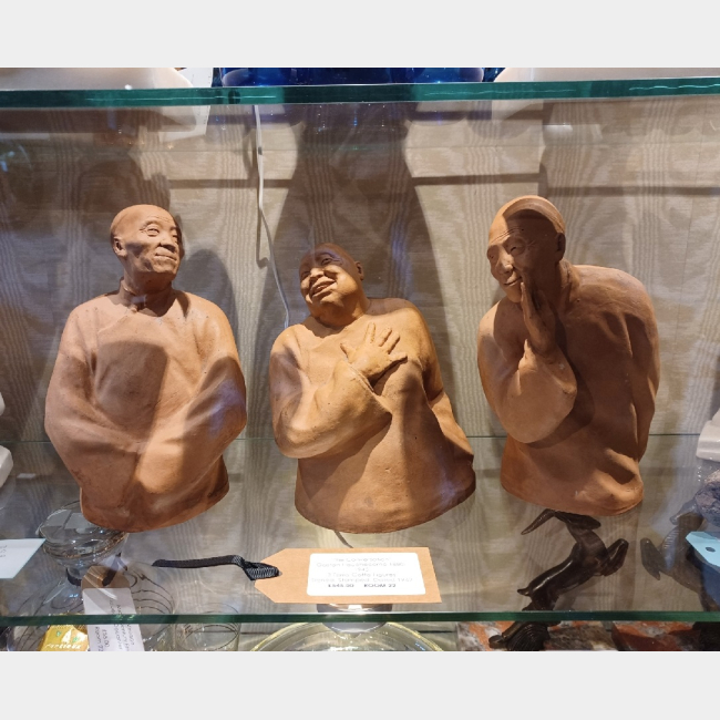 3 Terracotta figures