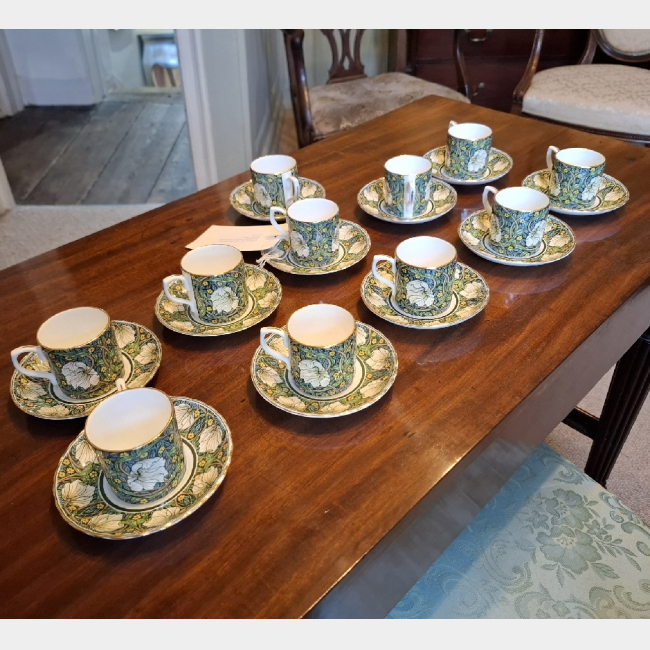 Set William Morris  Coffee Cans