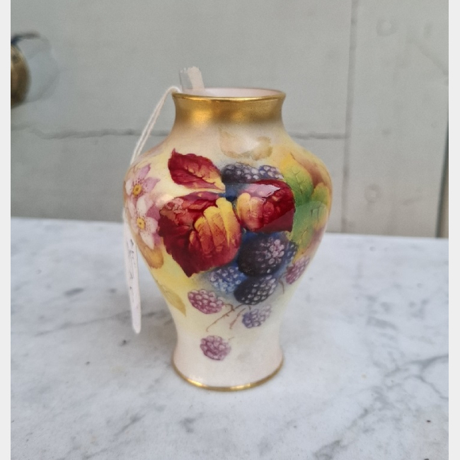 Small Royal Worcester Kitty Blake Vase
