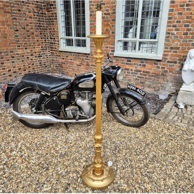 Vintage Gilt Floor Lamp